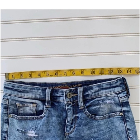 Blue Denim Distressed Women Shorts - Picture 4 of 7